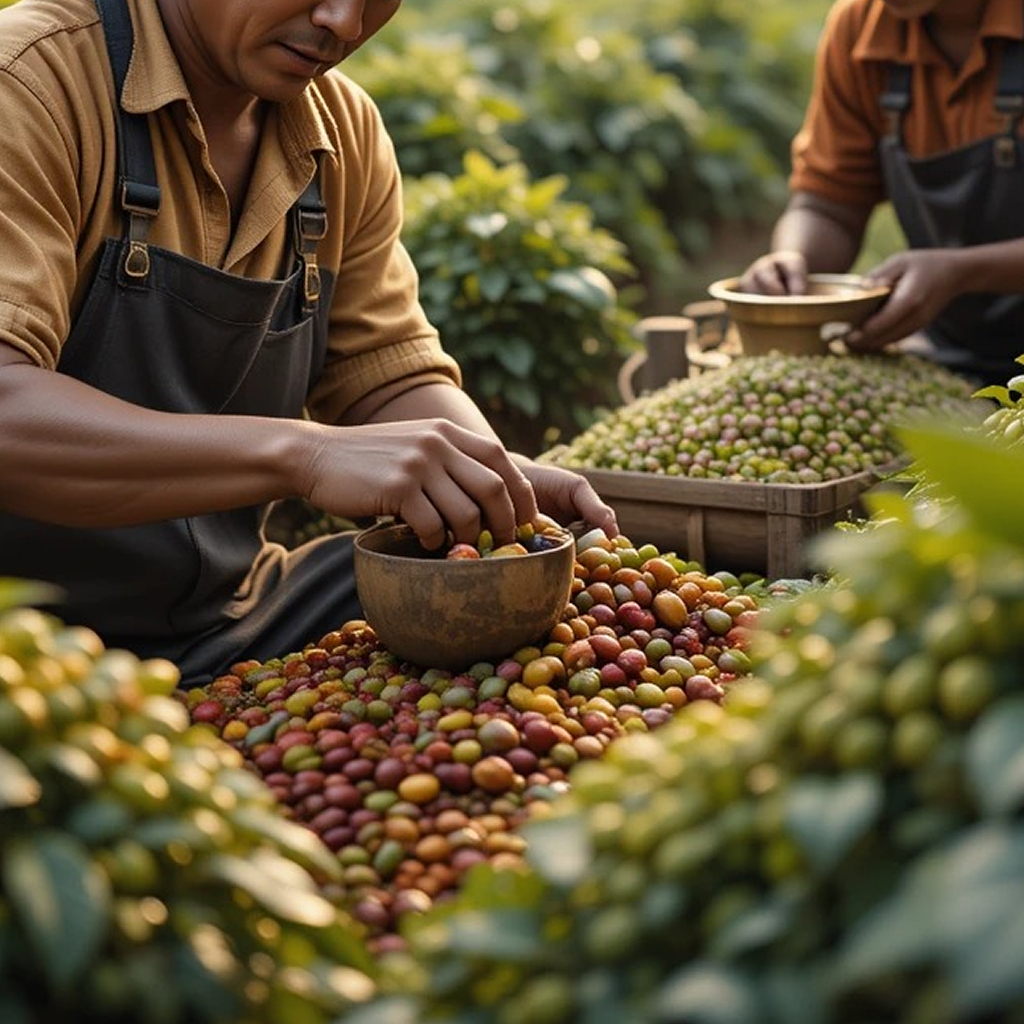 Trabajando el café